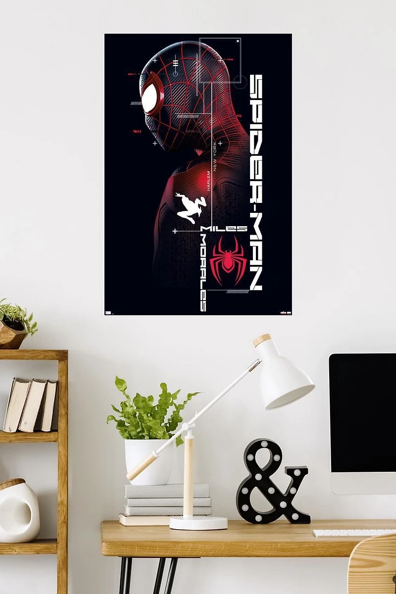 Marvel's Spider-Man: Miles Morales - Miles Wall Poster, 22.375" x 34"