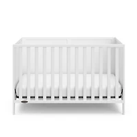 Graco Theo 3-in-1 Convertible Baby Crib, White