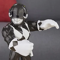 Playskool Heroes Mega Mighties Power Rangers : figurine Ranger noir de 25 cm