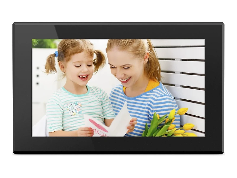Aluratek 15” WiFi Digital Photo Frame with Touchscreen IPS LCD Display and 16 GB Built-in Memory