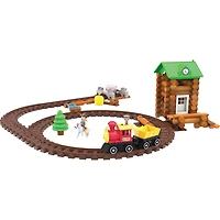 LINCOLN LOGS - 101PC SAWMILL TRAIN EXPRESS
