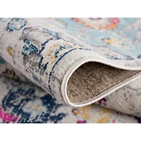 Tapis floral moderne de la collection Savannah Rug Branch