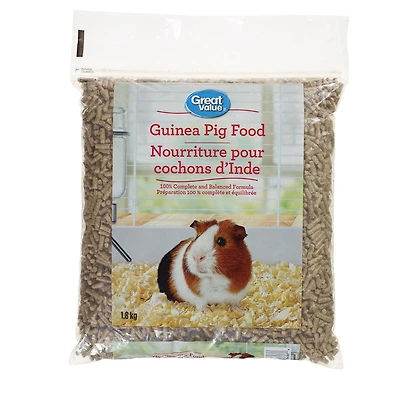 Nouriture pour cochons d’Inde Great Value 1,8 kg