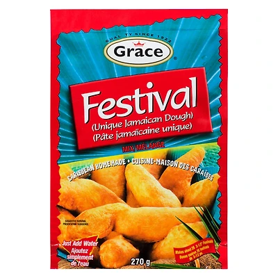 Mélange de pâte traditionnelle des Caraïbes Grace, 270g paquet Mélange de pâte traditionnelle des Caraïbes Grace, 270g Paquet