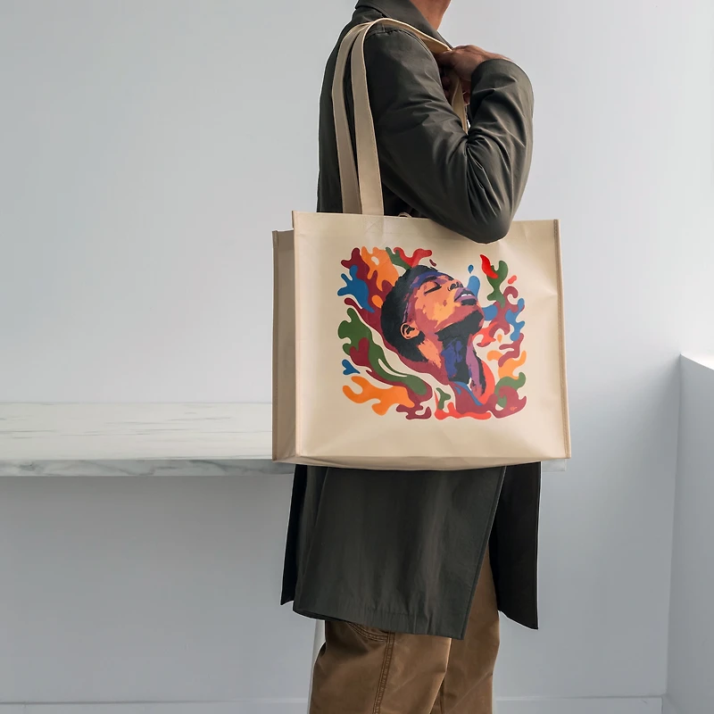 2026 Black History Month Celebration Reusable Grocery Bag, Shopping Bag for Groceries with Handles