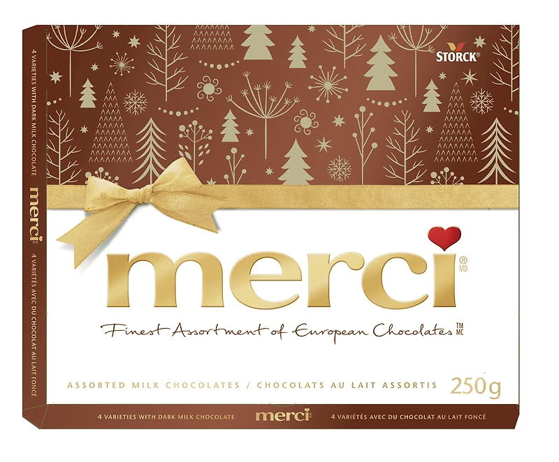 merci® Finest Selections of European Chocolates, Dark 250g - Holiday