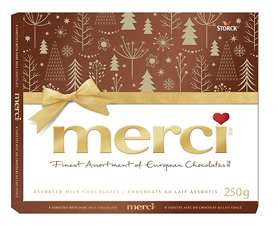 merci® Finest Selections of European Chocolates, Dark 250g - Holiday