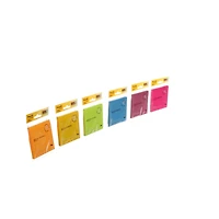 Feuillets Super Collants Post-it®, Ligné, Assorties