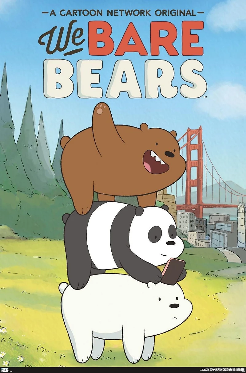 We Bare Bears - Key Art Wall Poster, 22.375" x 34"