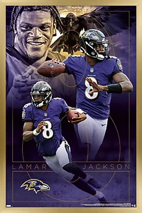 NFL Baltimore Ravens - Lamar Jackson 20 Wall Poster