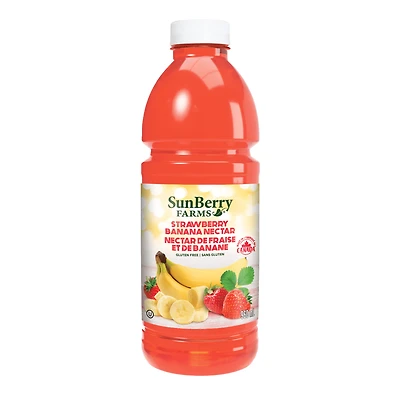 SunBerry Farms Strawberry Banana Nectar, 960 ml, Volume/Quantity - 960ml/1