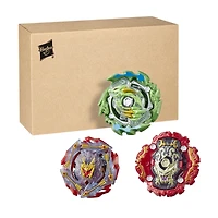 Beyblade Burst Rise Hypersphere Battle Heroes 3-Pack -- Ace Dragon D5, Rudr R5, Viper Hydrax H5