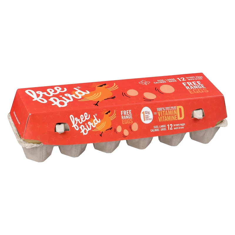Free Bird Free Range Eggs, 12 Count