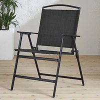 Chaise pliante en tissu tendu Carlington de Mainstays