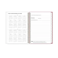2024 Weekly Monthly Planner, 5.875x8.625, Blue Sky, Jessie Blue