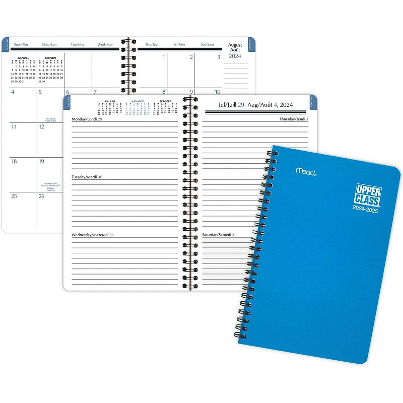 Mead Upper Class Blue Small Planner, Planner