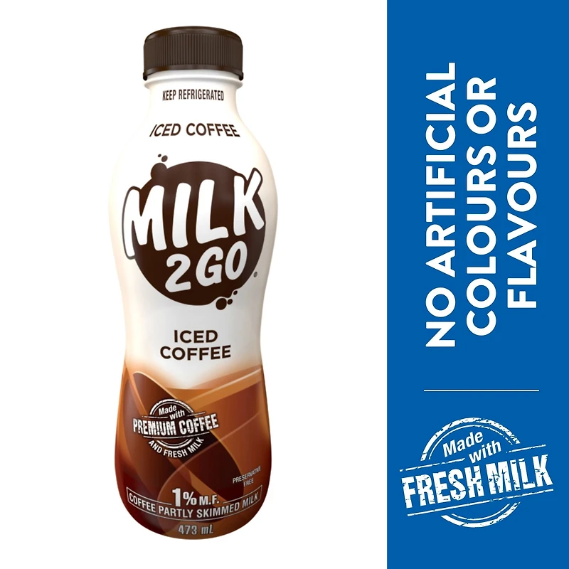 Lait's Go Lait partiellement écrémé au café 1 % 473 mL