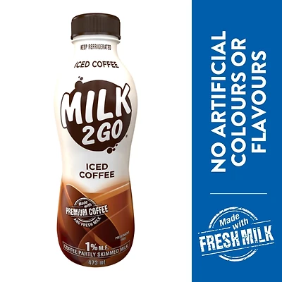 Lait's Go Lait partiellement écrémé au café 1 % 473 mL