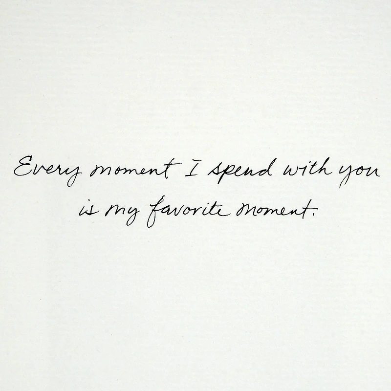 Hallmark Signature Love Card, Time Flies (Romantic Valentines Day Card, Anniversary Card or Birthday Card)