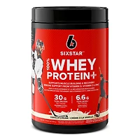 Six Star 100% Whey Protein Plus, Whey Protein Powder, Whey Protein Isolate & Peptides, Lean Protein Powder for Muscle Gain, Whey Isolate Protein Shake, Vanilla, 2 lbs