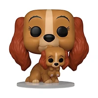 Funko Pop! Disney: Lady and the Tramp - Lady avec Puppy figurine en vinyle