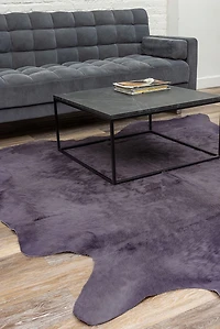 H-Natural 6'X7' Geneva Cowhide Rug