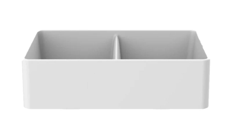 American Imaginations 30-in. W CSA Approved White Granite Composite Kitchen Sink With 1 Bowl AI
