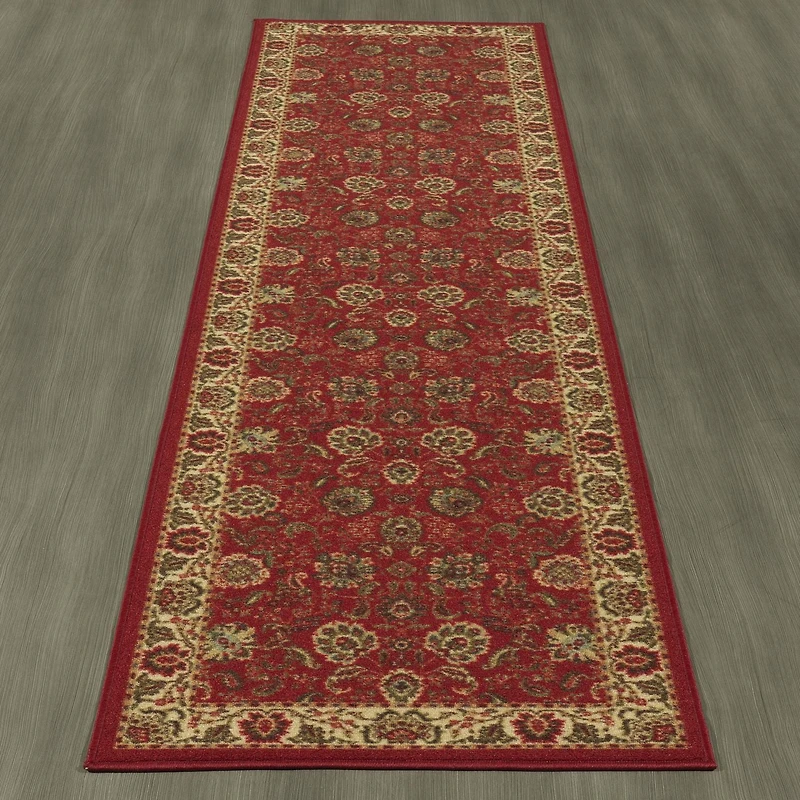 Ottomanson Ottohome Collection Non-Slip Rubberback Oriental Design Indoor Rug/ Mat