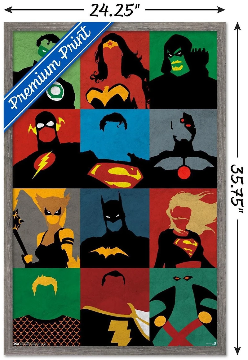 DC Comics - Justice League - Minimalist Wall Poster, 22.375" x 34"