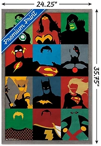 DC Comics - Justice League - Minimalist Wall Poster, 22.375" x 34"