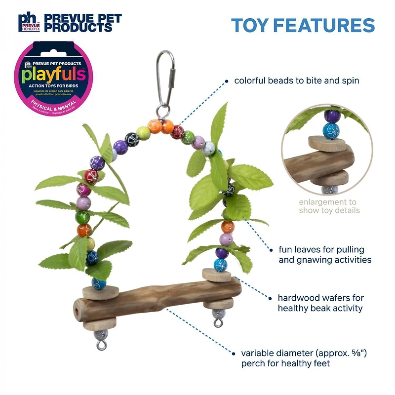 Prevue Paradise Swing Bird toy