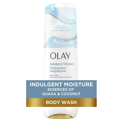 Olay Indulgent Moisture Body Wash Infused with Vitamin B3, Notes of Guava and Coconut