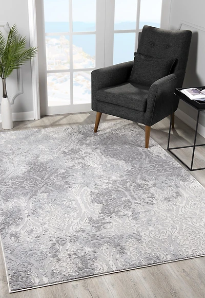 Rug Branch Oasis Collection Modern Damask Area Rug