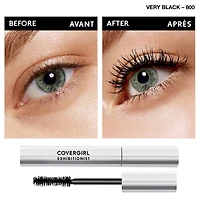 COVERGIRL Mascara Exhibitionist, Volumisant, Glisse facilement, Ne coule pas, 100% Sans Cruauté