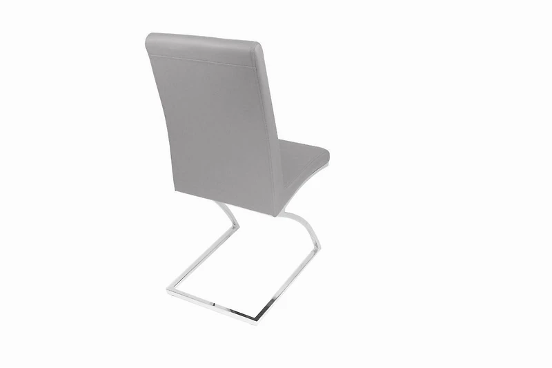 Chaise de salle à manger canadienne Monalisa gris (Ensemble de 2)