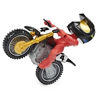 Supercross, Race and Wheelie Bike, Moto collector authentique de Ricky Carmichael, jouets pour enfants à l'échelle 1:18 pour garçons à partir de 5 ans