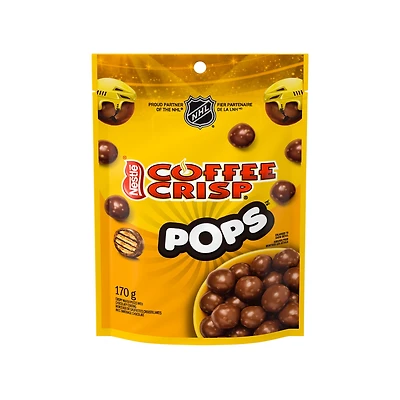 COFFEE CRISP POPS Chocolaty Snacks Pouch 170 g, CF CRS PS (12X170GR)