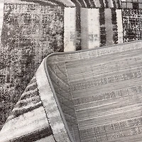 Rug Branch Cadence Abstract Indoor Area Rug, Beige Cream, Modern - Living Room, Bedroom, Dining Room, and Kitchen