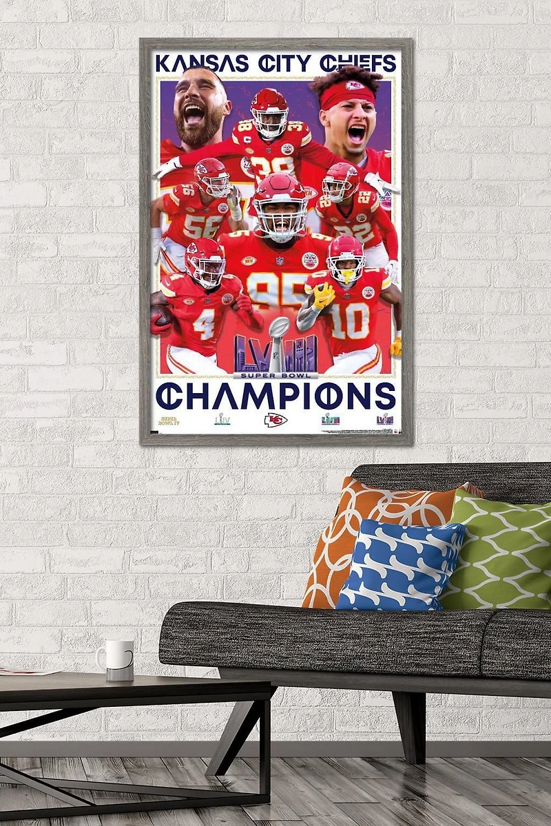 NFL Kansas City Chiefs - Champions du Super Bowl LVIII