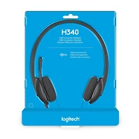 Logitech USB Headset H340, Plug into a world of crystal-clear audio.