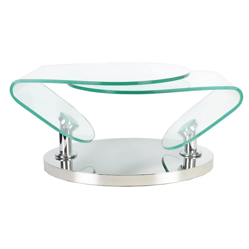 Table basse extensible canadienne Estella argent