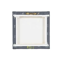 Vase of Flowers Embellished Canvas, 6in W x 6in H