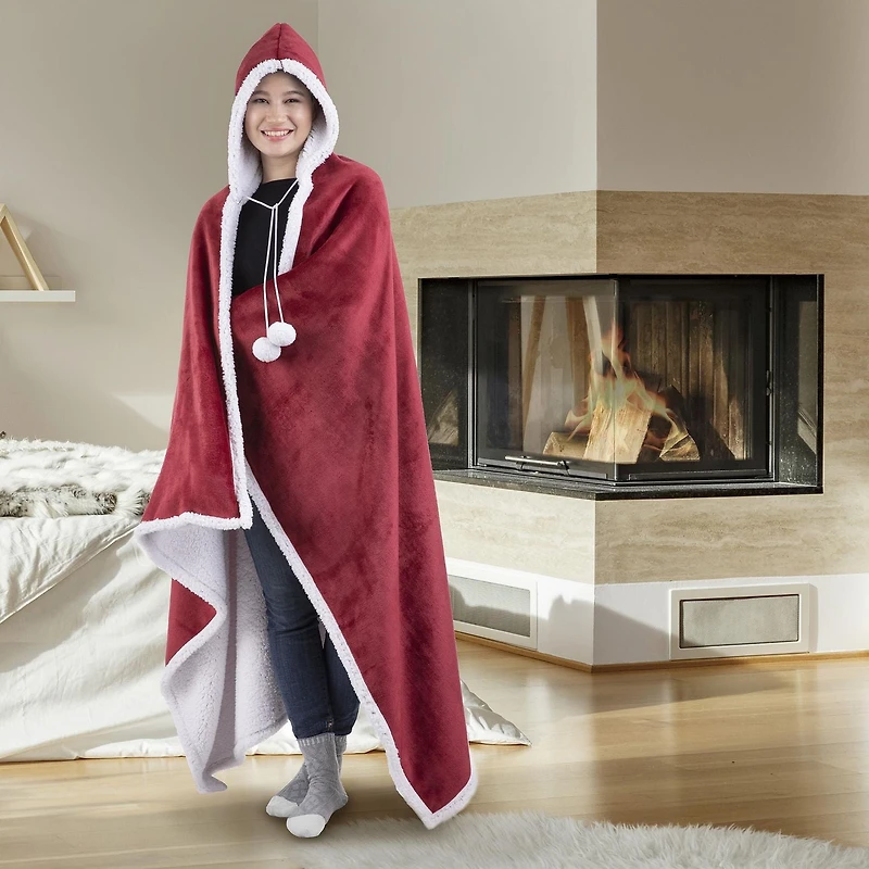 Safdie & Co. Hoodzy Couverture Rouge