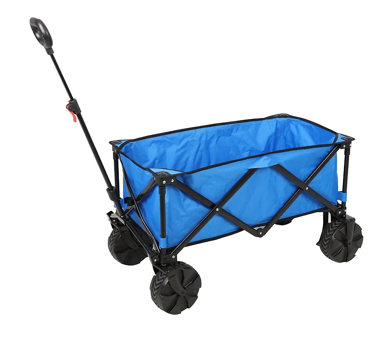 Ozark Trail All-Terrain Wagon, Outdoors, Blue, <ul><li>Telescoping handle</li><li>Removable insert</li><li>Extra storage</li></ul>