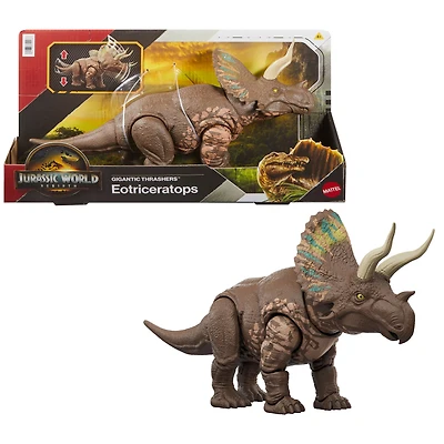 Jurassic World-Eotriceratops-Figurine Méga Prédateurs