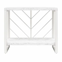 CosmoLiving Brielle Console Table, Marble