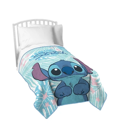 Couverture en Peluche Lilo & Stitch Paradis