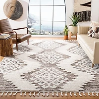 Safavieh Moroccan Tassel Desmond Tapis Géométrique Shag