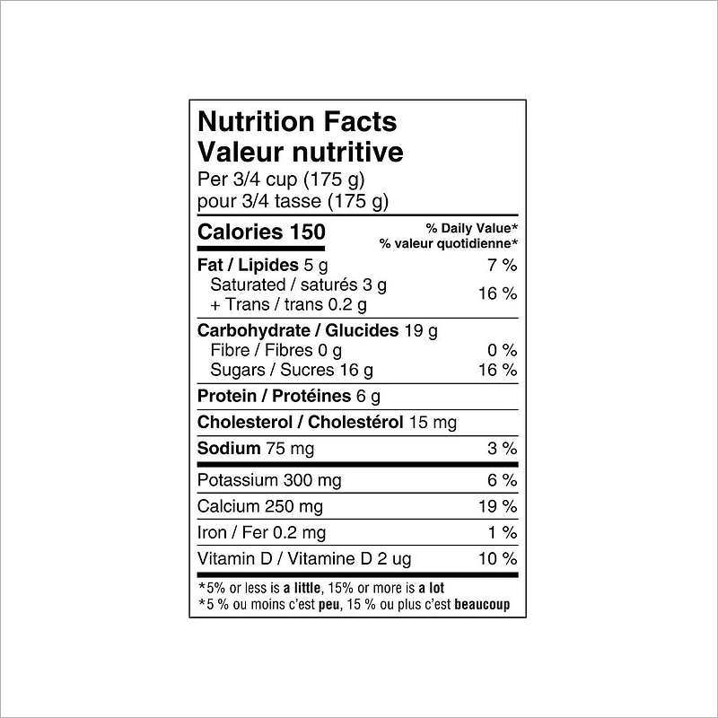 Activia Yogourt probiotique, sans lactose, saveur vanille Activia Sans Lactose Van 650G