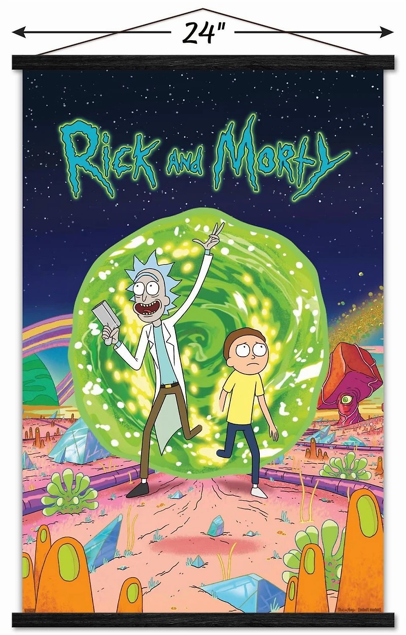 Rick And Morty - Cover Wall Poster, 22.375" x 34"